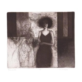 2004 Bruce Muirhead Reflection Figural Etching For Sale