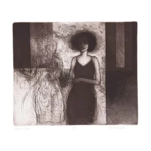 2004 Bruce Muirhead Reflection Figural Etching