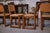1950s Oak and Rush Chairs in the style of Charles Dudouyt, 1950s, Set of 5 For Sale - Image 5 of 18