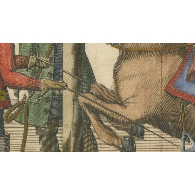 William Cavendish, Courbette Horse Training, 1700s, Engraving For Sale - Image 10 of 12