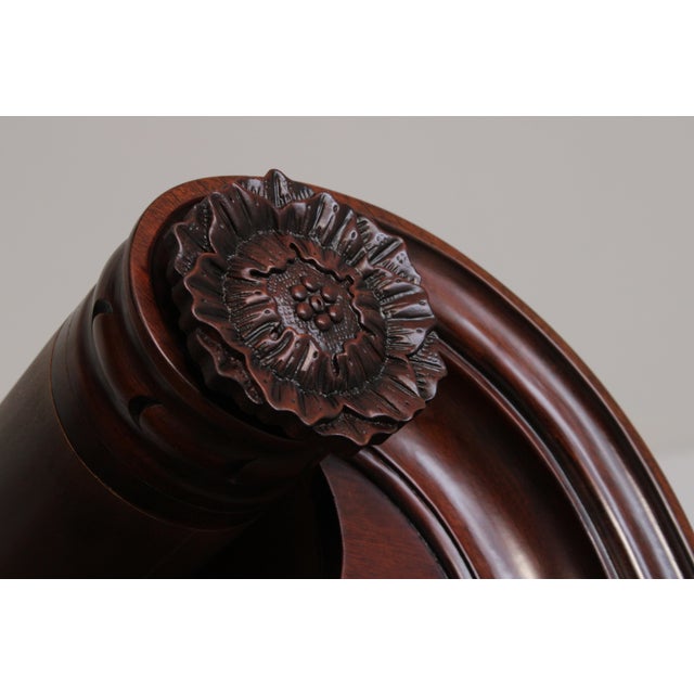 Baker Clawfoot Colonial Williamsburg Mahogany Highboy For Sale - Image 9 of 18