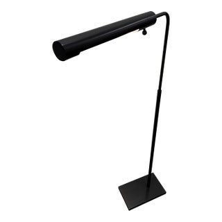 Modern Black Telescoping Floor Lamp For Sale