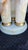 Mid-Century Modern Onyx Tripple Cylinder Base Side Tables Stand Pedestal Tables For Sale - Image 16 of 17