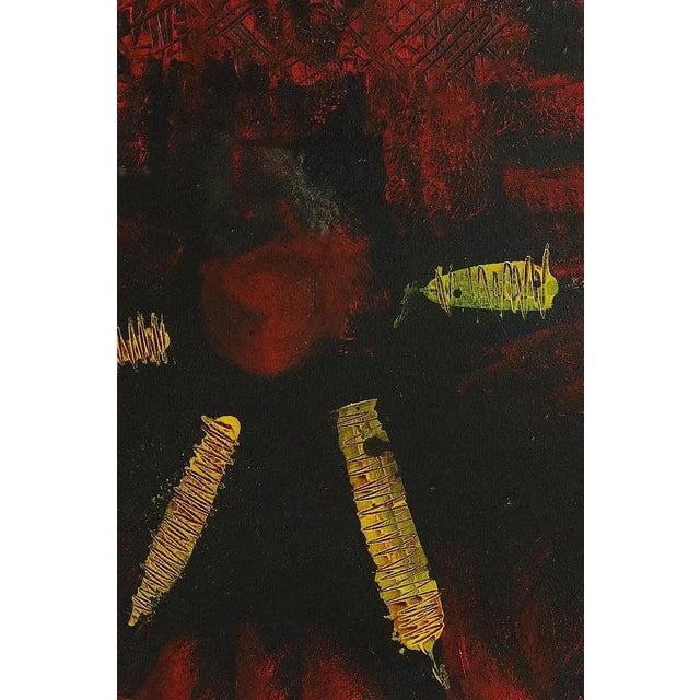 1990s Roald Ditmer, Abstract Composition, 1999, Oil on Canvas, Framed For Sale - Image 5 of 7