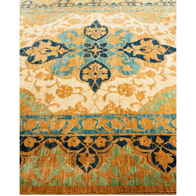 Solo Rugs Eclectic, One-of-a-Kind Hand-Knotted Area Rug - Ivory, 8' 3" x 10' 6" For Sale - Image 4 of 8