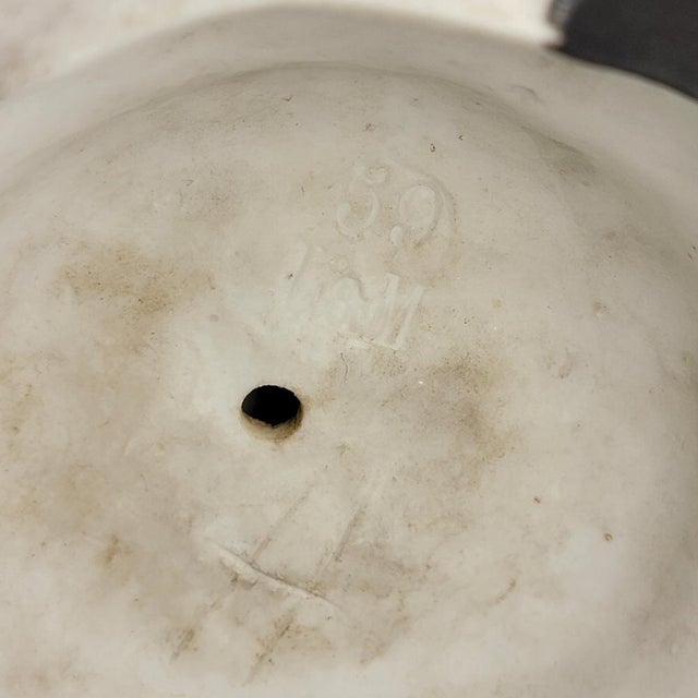 French Romantic Porcelain Figures by Letu & Mauger, Paris, 1860s, Set of 2 For Sale - Image 9 of 13