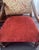 Pair of Vintage Baroque Style Carved Wood Armchairs With Floral Upholstery & Rust Seats For Sale - Image 12 of 12