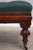 Brown Henredon Mahogany Large Tufted Leather Ottoman For Sale - Image 8 of 14
