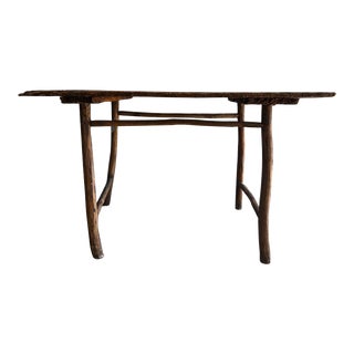 18th Century Riven- Cut Rustic Table For Sale
