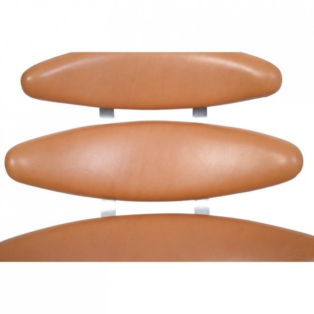 Vintage Corona Chair in Walnut and Leather by Erik Jørgensen, 2000s For Sale - Image 3 of 18
