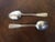 1820 - 1830 American Federal Coin Silver Coffin Serving Dessert Spoons - A Pair For Sale - Image 10 of 11