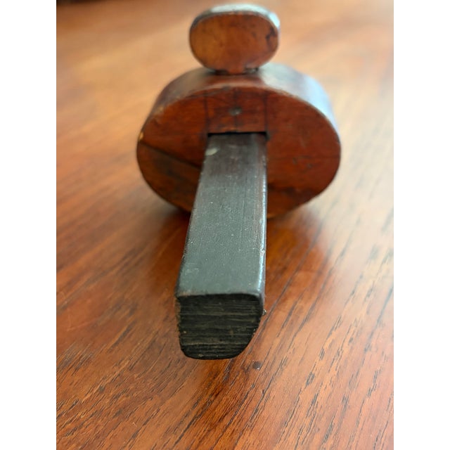 19th Century English Rosewood Marking Gauge With Original Wooden Locking Screw For Sale - Image 4 of 5