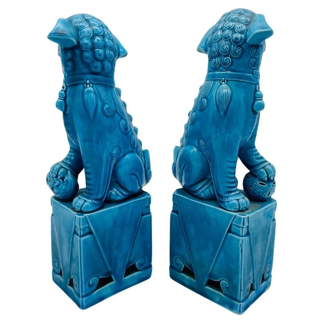 Chinese Fu Dog Incense Holders, 20th Century, Set of 2 For Sale - Image 6 of 17