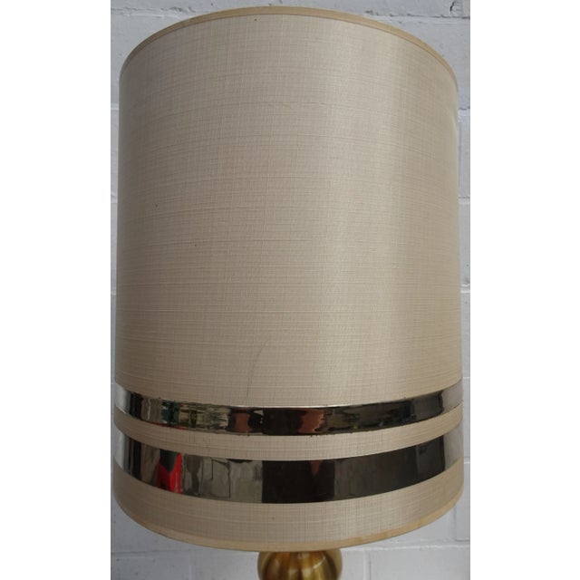 Gold Gilded Ball Table Lamp by Boulanger from Boulanger, 1970s For Sale - Image 8 of 18