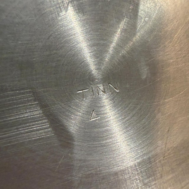 Danish Modern Norwegian Pewter Vase Manufactured by Norsk Tinn For Sale - Image 13 of 15