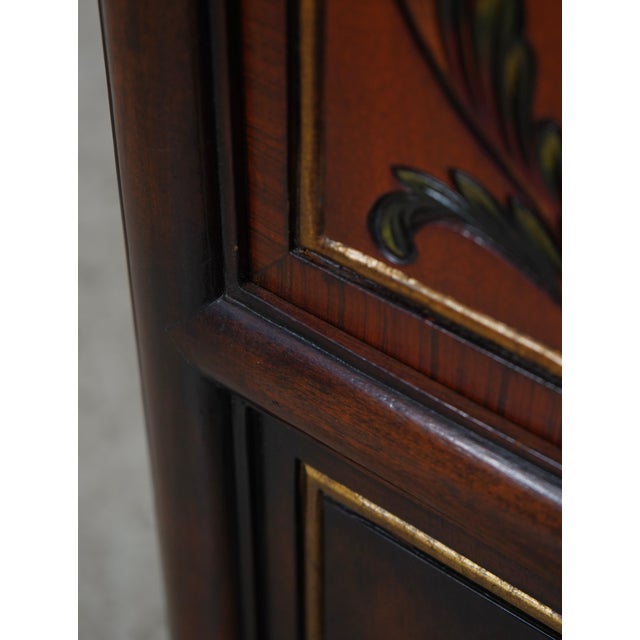 Brown Theodore Alexander Neoclassical Room Divider Screen For Sale - Image 8 of 13