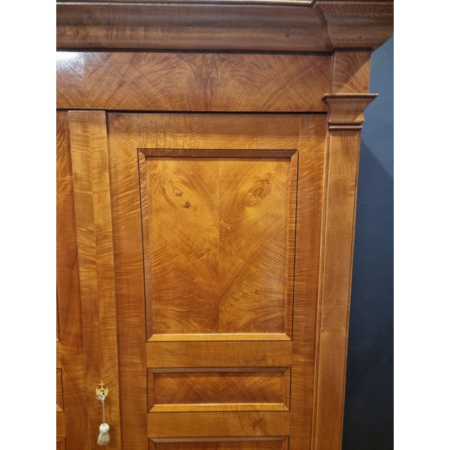 Biedermeier Ash Burl Wardrobe, 1820 For Sale - Image 13 of 14