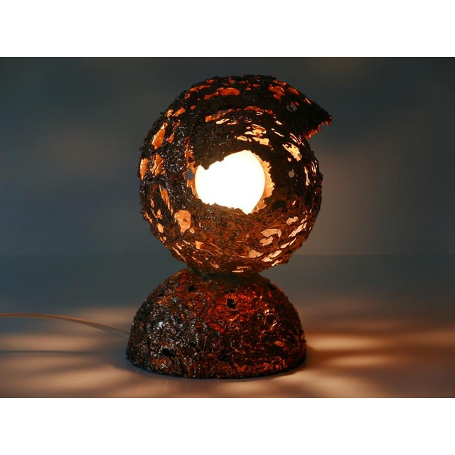 Tukiainen Table Lamp Sea Shell by Aimo Ossi Kalevi for Oy Moonlight, Finland, 1970s For Sale - Image 11 of 18