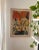 Beautiful vintage art print, newly reframed. This appears to be a print with paint over it. Good vintage condition with...