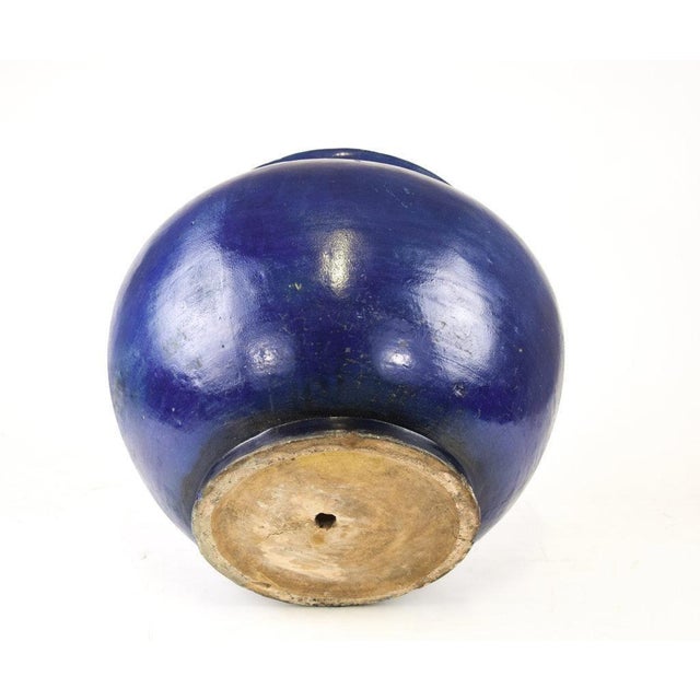 19th Century Blue Terracotta Vases, Set of 2 For Sale - Image 4 of 6