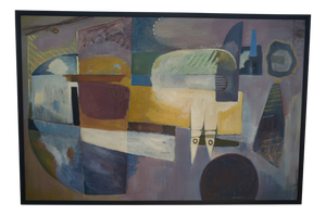 Elizaga, Abstract Composition, 1969, Canvas Painting