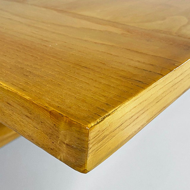 Italian Modern Wood Valmarana Dining Table attributed to Carlo Scarpa for Simon International, 1970s For Sale - Image 16 of 18