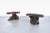 Vintage live edge redwood burl side tables crafted in the United States during the 1960s. Sculpted from massive sections...