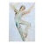 1970’s Original Abstract Dancing Figure Watercolor Painting For Sale