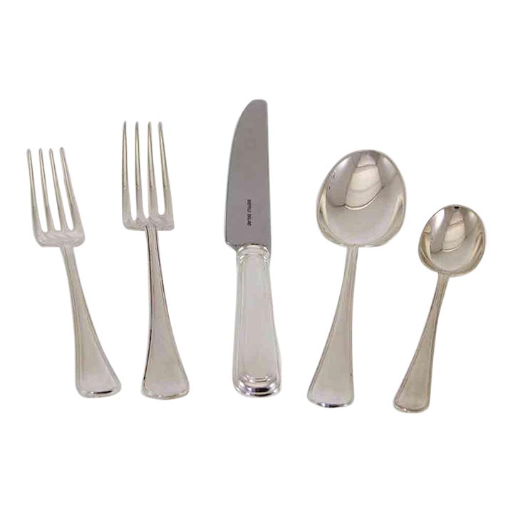 New 1990's Sheffield Finest Old-English-Thread Pattern Flatware Set for ...