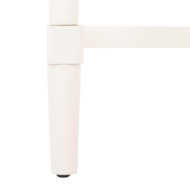 White Estella 1 Drawer Accent Table in White For Sale - Image 8 of 11