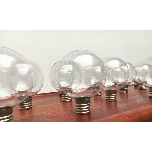 Vintage German Space Age Spare or Replacement Glass Part for Lamp by Motoko Ishii for Staff, 1970s For Sale - Image 12 of 18