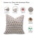 Fabdivine Decorative Block Print Cushion Cover 14x14 Inch Duck Canvas-Kohinoor For Sale - Image 4 of 4