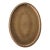 Vintage Oval Brass Etched Tray For Sale