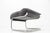 Set of Chrome Tubular Leather Lounge Chair and Footstool, 1950s For Sale - Image 6 of 10