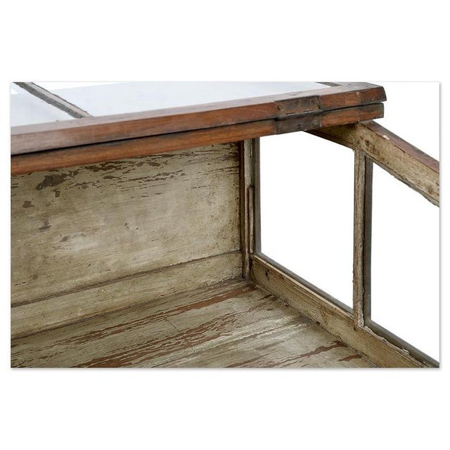 Wooden Display Case on Legs For Sale - Image 5 of 8