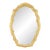 La Barge Large 33x48 Shield Shape Gold Leaf Gilt Wall Mirror MINT For Sale