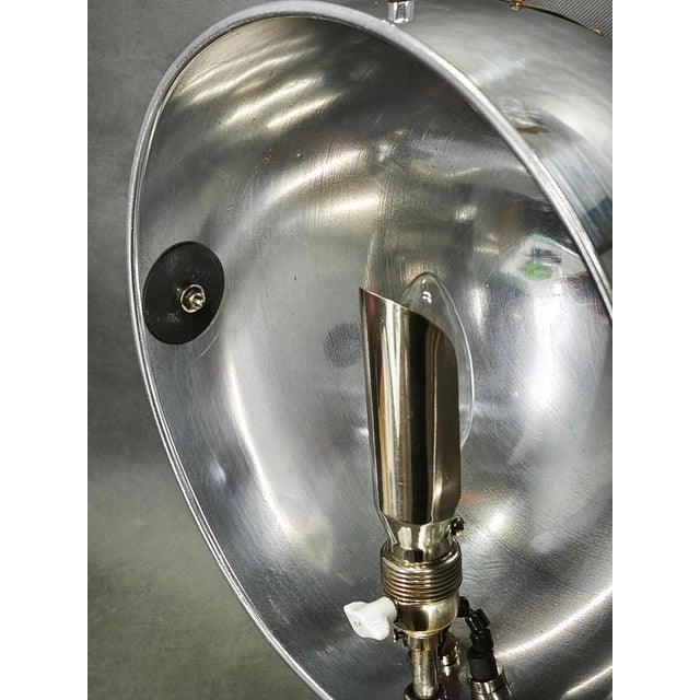 Silver Vintage Bauhaus Adjustable Table Lamp in Chrome, Germany, 1930s For Sale - Image 8 of 15