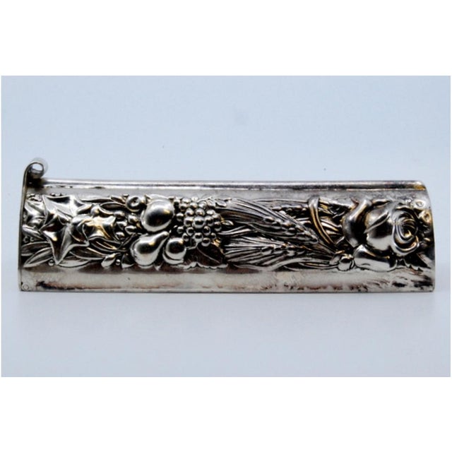 Silver Silver Toothpick Holder For Sale - Image 8 of 10