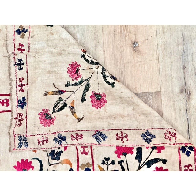 An Uzbek Suzani, Nurata Region, C. 1850 For Sale - Image 6 of 6