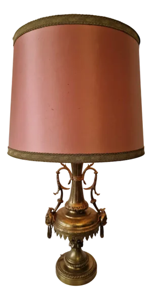 French Table Lamp in Bronze
