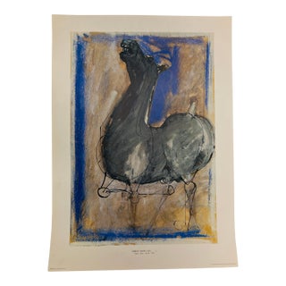Vintage 1980s Marino Marini Horse Poster For Sale