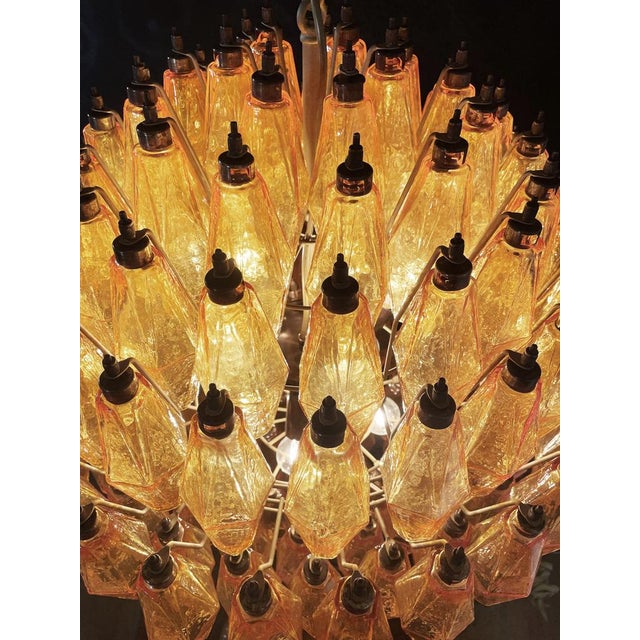 Spherical Poliedri Candelier in Murano Glass, 1990s For Sale - Image 12 of 18