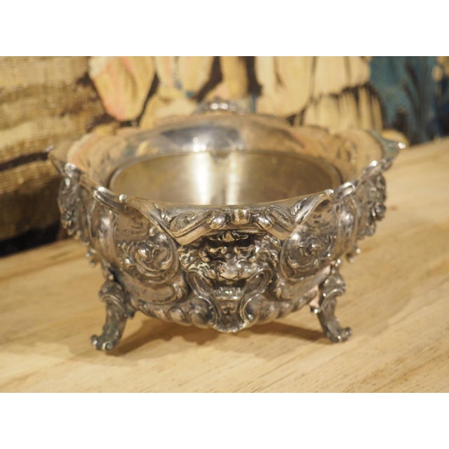 A Late 19th Century Silvered Bronze Jardiniere From France For Sale - Image 10 of 18