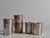 Art Deco Hand-Hammered Silver-Plated Shot Glasses, 1930s, Set of 7 For Sale - Image 6 of 8