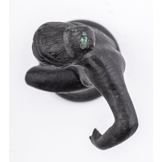 Dark Gray Grand Tour Style Nude Woman Cast Iron Sculpture For Sale - Image 8 of 9