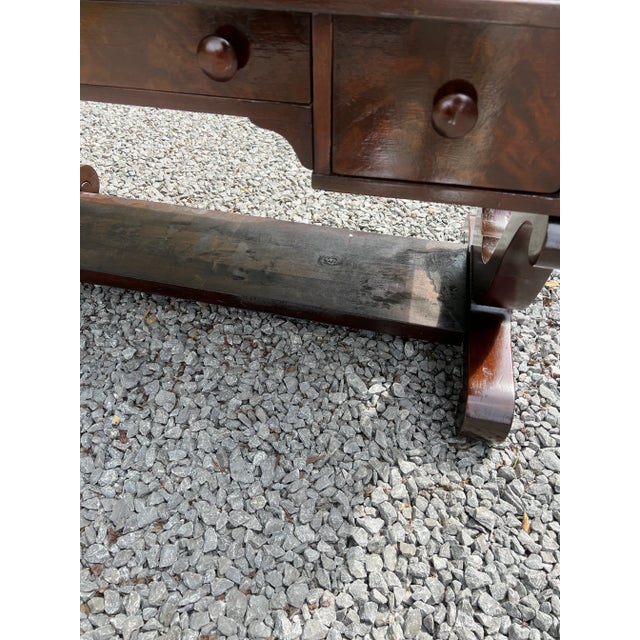 Traditional Early 19th Century Jt & Co Empire Desk For Sale - Image 3 of 12