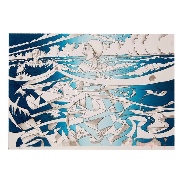 Martin Bigum, Composition, Lithograph For Sale