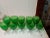 Mid-Century Modern 10 Piece Vintage Anchor Hocking Emerald Green Goblets For Sale - Image 3 of 5