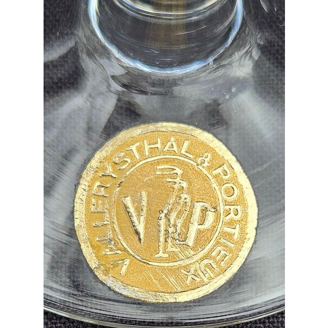 Glass Crystal Glassware from Vallerysthal, Set of 38 For Sale - Image 7 of 13