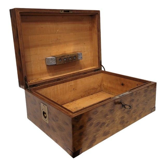 Vintage French Tobacco Box, 1960s For Sale